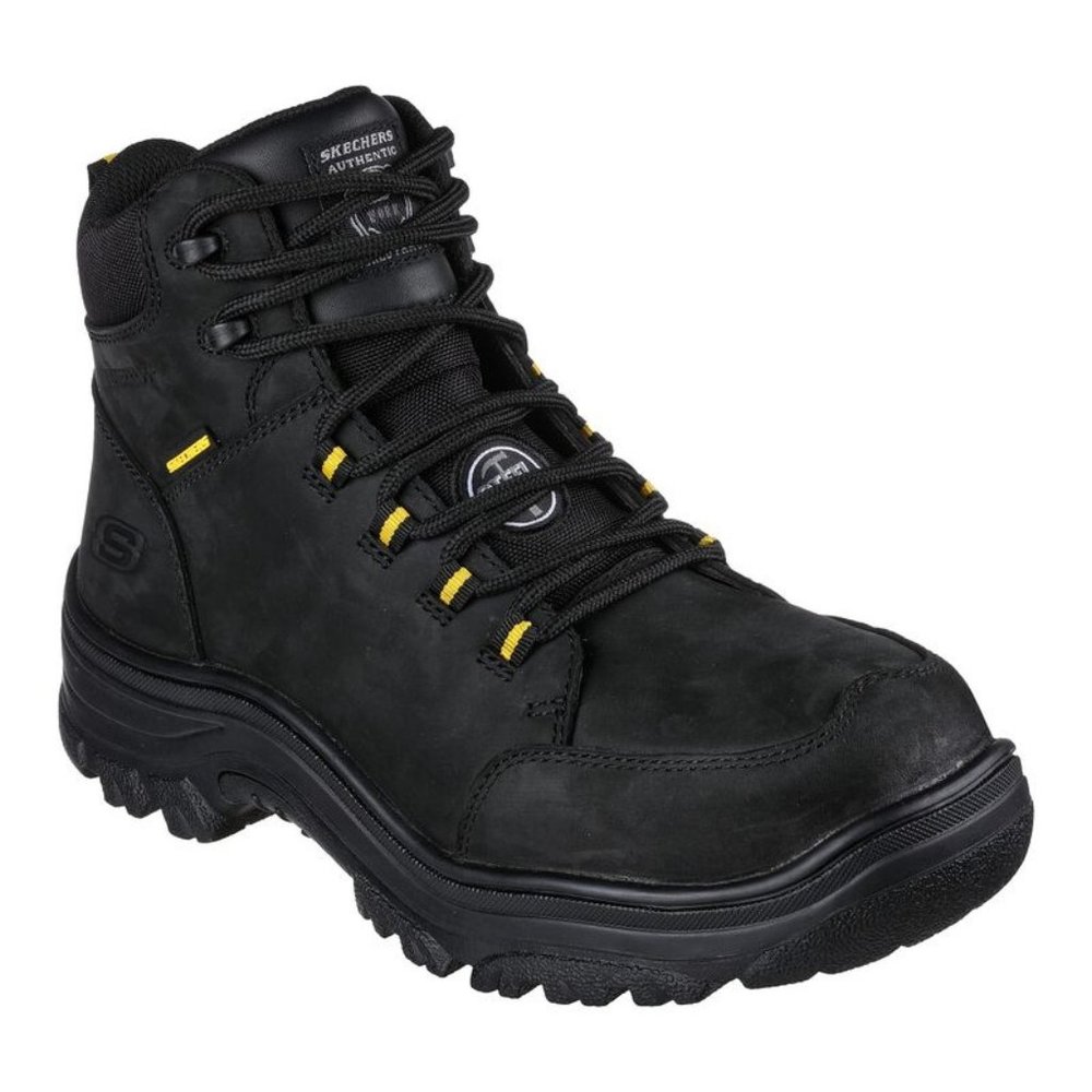 Skechers Black and Yellow Men's Boots